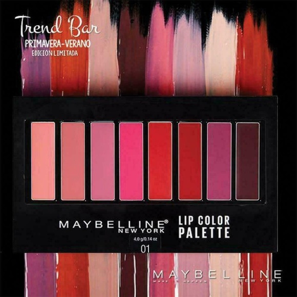SALE!!! Maybelline Lip Studio Lip Color Palette Shade 01 Color Sensational New - Picture 3 of 9